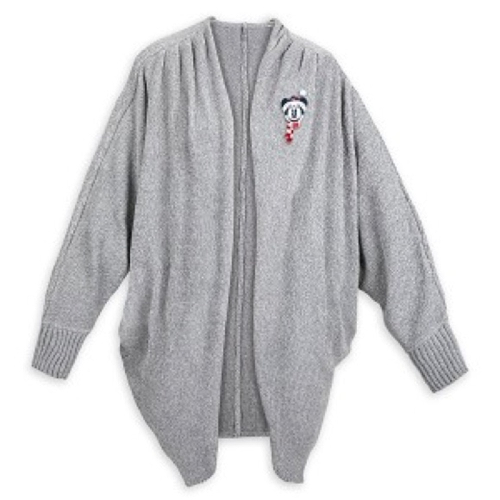 Disney Holiday Lodge Collection Grey Cardigan with Embroidered Detail
